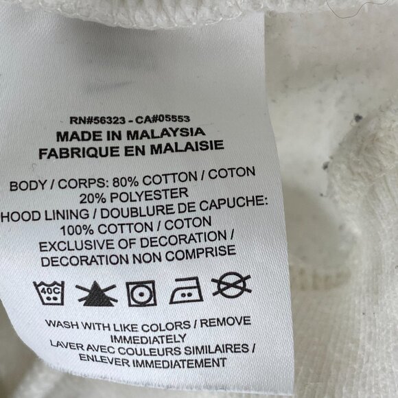 Nike Phoenix Fleece Oversized Hoodie Center Swoosh Pullover Womens Large White - Picture 5 of 10